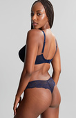 Biustonosz Panache ANA 9397 High Apex Padded Plunge Bra Midnight Sequin