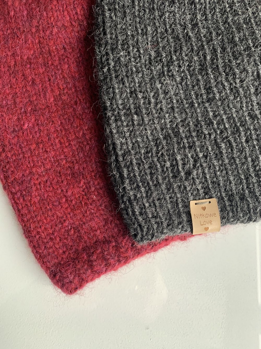 KIARA Beanie 100% Alpaca 0506 Dark Grey