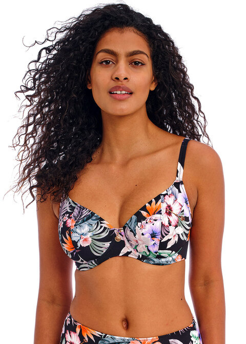 KOMPLET kąpielowy Freya KAMALA BAY Midnight - wybierz fason i rozmiar (32E, 34E, 34FF, 36F)