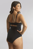 Czarny strój kąpielowy jednoczęściowy Panache Swim SIGNATURE Serena SW1750B Square Neck Swimsuit Black