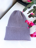 MAREN Turn-Up Cashmere Beanie 100% Cashmere 710 Fuji