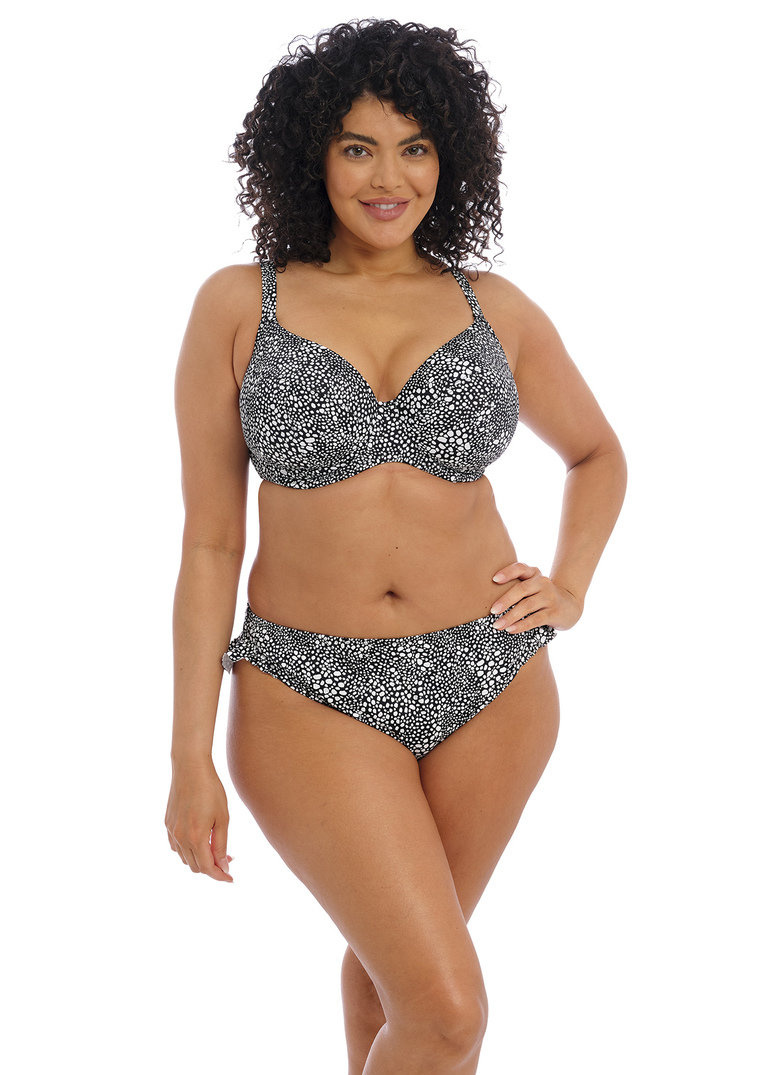 Figi kąpielowe Elomi Swim PEBBLE COVE ES801185BLK High Leg Brief Black
