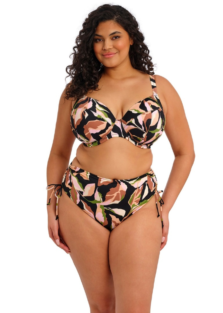 Biustonosz kąpielowy Elomi Swim OCEAN AVENUE ES803402MUI Uw Plunge Bikini Top Multi