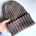 HELLI Handgemachte Mütze aus Merinowolle 17 Beige