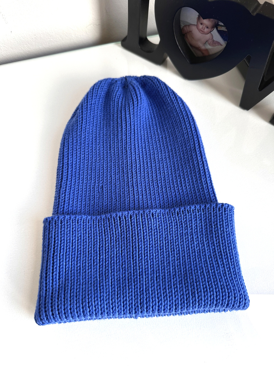 VARELLA Beanie-Mütze aus Merinowolle 33 leuchtend blau