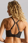 Bezfiszbinowy biustonosz Panache AMOUR 11145 Non Wired Bra Black/Pecan