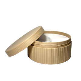 Okrągłe pudełko organizer na drobiazgi Kawa z mlekiem Duży