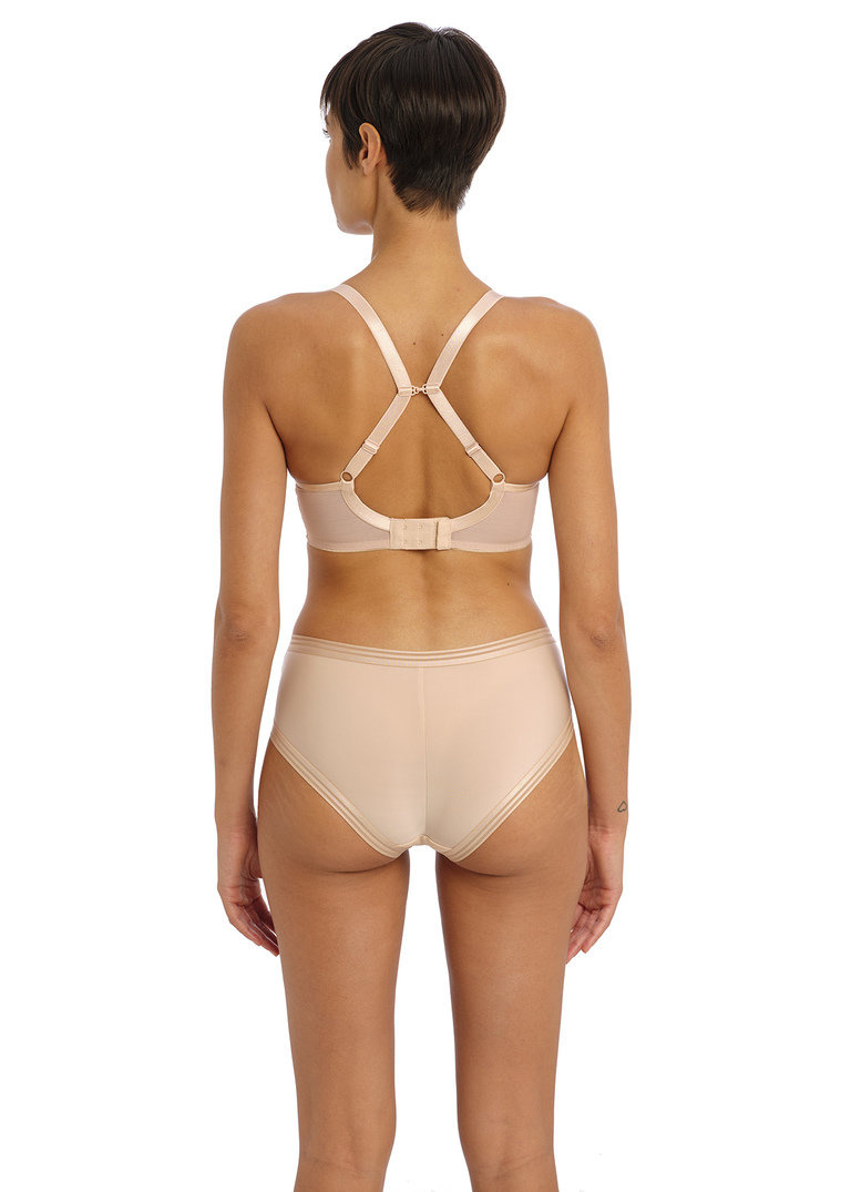 Biustonosz Freya TAILORED AA401131NAE Uw Moulded Plunge T-shirt Bra Natural Beige