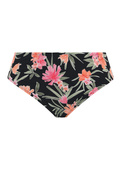 Figi kąpielowe Elomi Swim DARK TROPICS ES800172BLK Mid Rise Bikini Brief Black