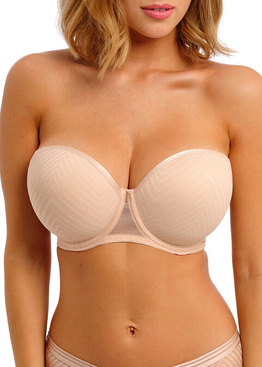 Biustonosz Freya TAILORED AA401109NAE Uw Moulded Strapless Bra Natural Beige
