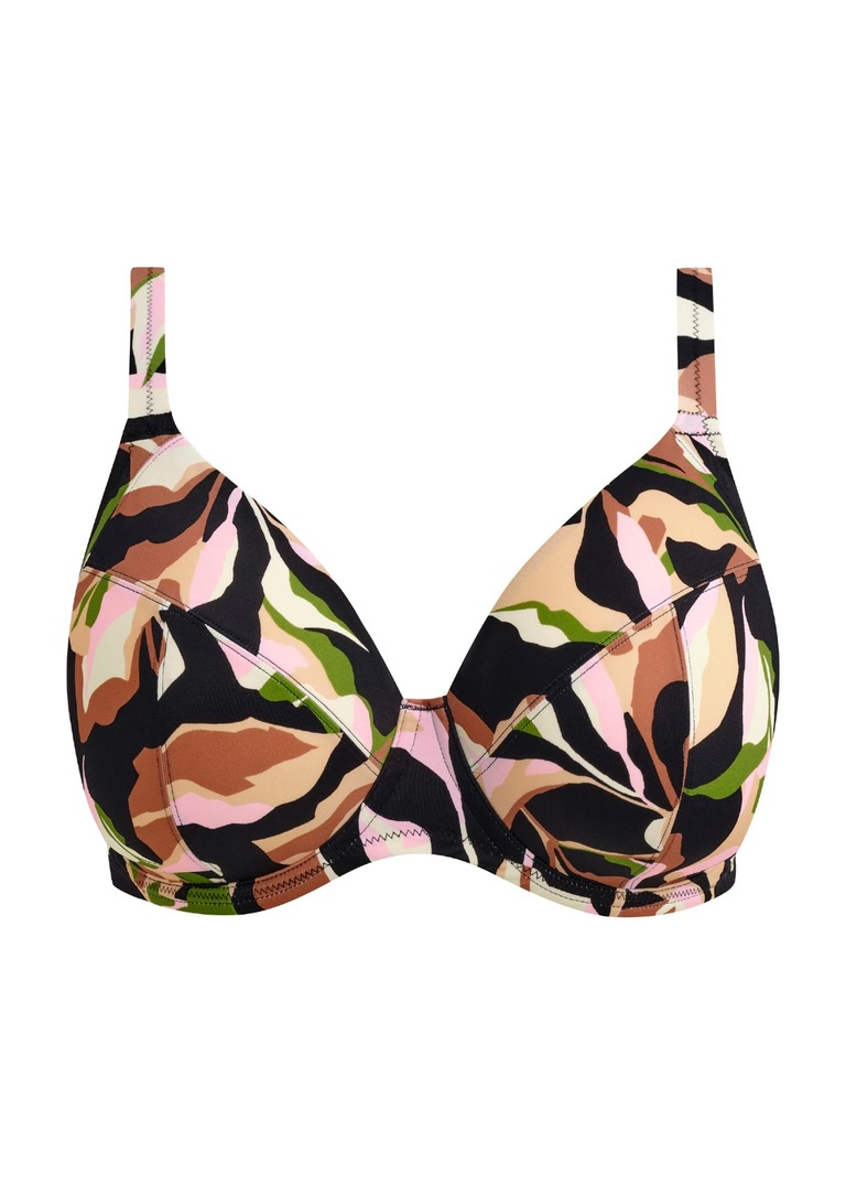 Biustonosz kąpielowy Elomi Swim OCEAN AVENUE ES803402MUI Uw Plunge Bikini Top Multi