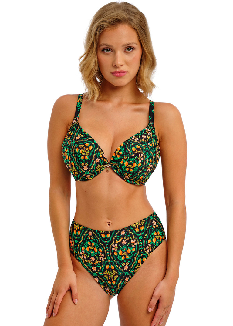 Figi kąpielowe Freya Swim SUNSET IN SEVILLE AS206978SNA High Waist Bikini Brief Santa Ana