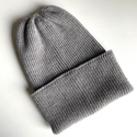 VARELLA – czapka z wełny merino 19 szary