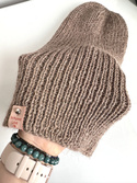 KIARA Beanie 100% Alpaca 618 nugat