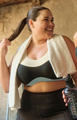Biustonosz sportowy Sculptresse by Panache UPBEAT 9442 Wired Sports Bra Black/Chalk