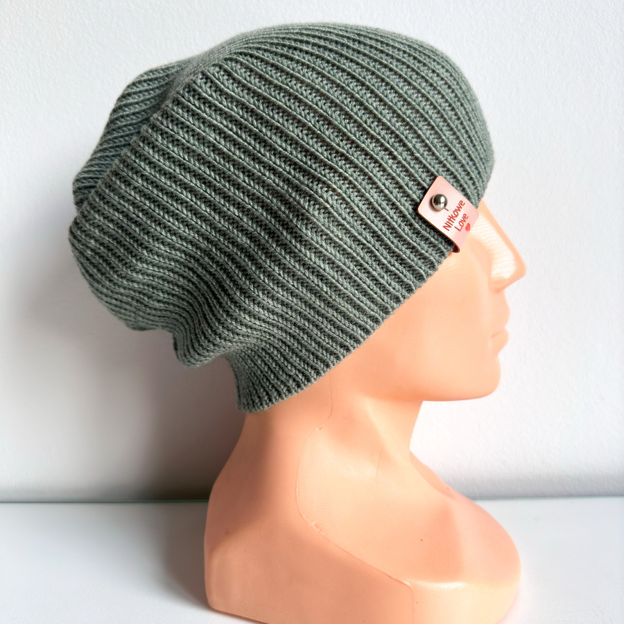 VARELLA Baby Merino Wool Beanie 50 Zielona Szałwia transitional