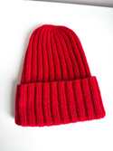 ELORA Turn-Up Cashmere and Silk Beanie 564 Gerbera