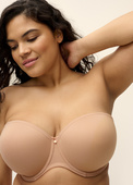 Biustonosz Elomi SMOOTH EL4300SAH Uw Moulded Strapless Bra Sahara