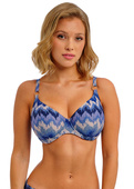 Biustonosz kąpielowy Freya Swim ARIZONA WAVE AS206102CLN Uw Plunge Bikini Top Coastline