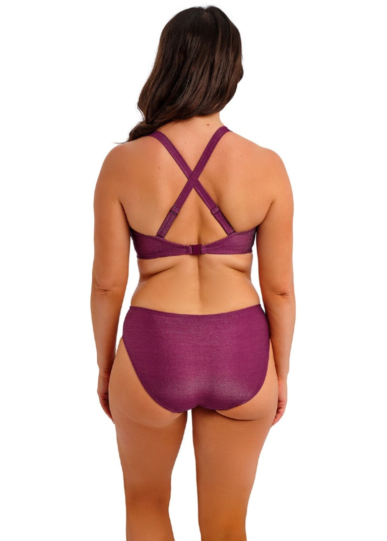 Biustonosz kąpielowy Fantasie PAROS COAST FS506102BER Uw Plunge Bikini Top Berry Shimmer