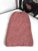 NANA Handgemachte Mütze aus Merinowolle 48 Blush Wintermütze