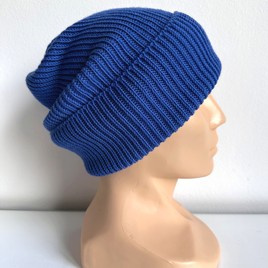 VARELLA Beanie-Mütze aus Merinowolle 33 leuchtend blau