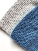 Handmade women's hat AUREA 100% baby merino plus mohair and silk 42/27 Petrol