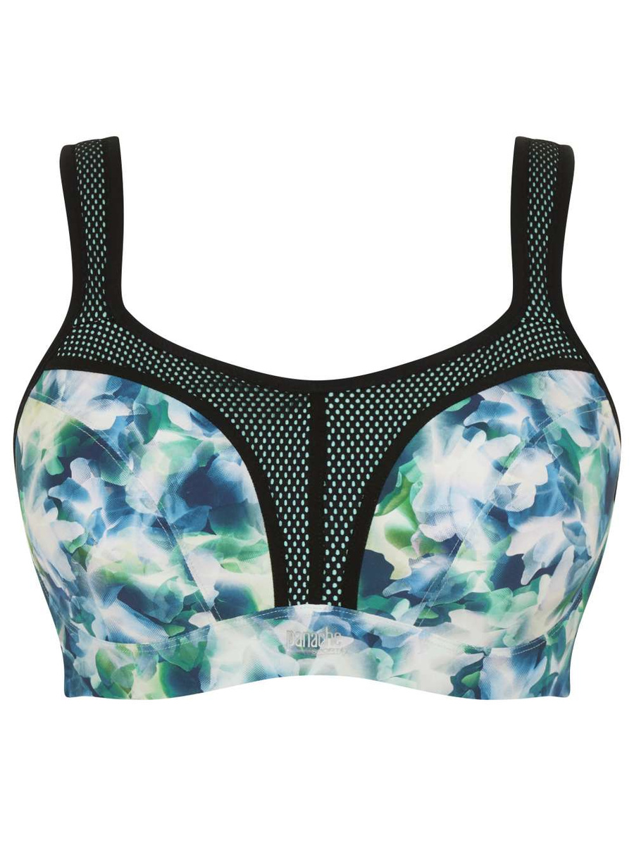 Biustonosz sportowy Panache Sport POWER 5021B z fiszbinami Digital Bloom
