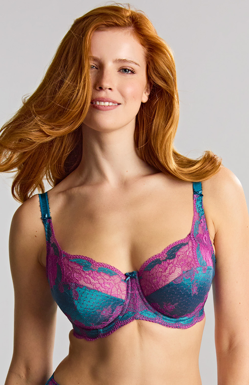 Biustonosz Panache CLARA 7255A Full Cup Bra Teal/Magenta