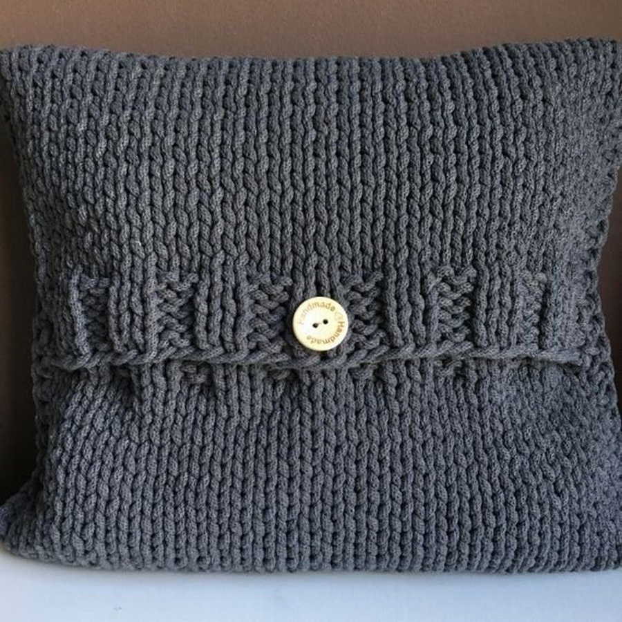 Poduszka ze sznurka bawełnianego MARYSIA