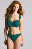 Biustonosz kąpielowy Panache Swim SPIRIT SW1842E BETTE Balcony Bikini Top Teal Blue