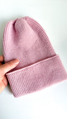 VARELLA Baby Merino Wool Beanie 54 Powder Pink
