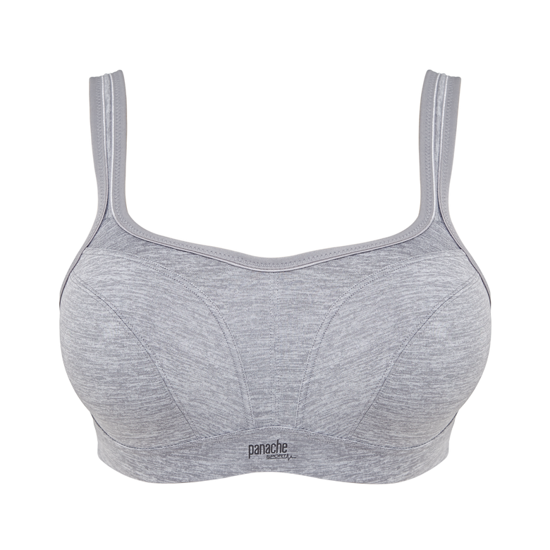 Biustonosz sportowy Panache Sport POWER 5021 z fiszbinami Grey Marl