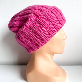 Wywijana czapka kaszmirowa 100% kaszmir 662 Marilyn