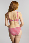 Biustonosz kąpielowy Panache Swim GINGHAM SW1722 OLIVIA Full Cup Bikini Top Red Gingham