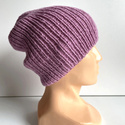 Czapka wełniana NANA 100% Baby Merino 27 Stary Róż