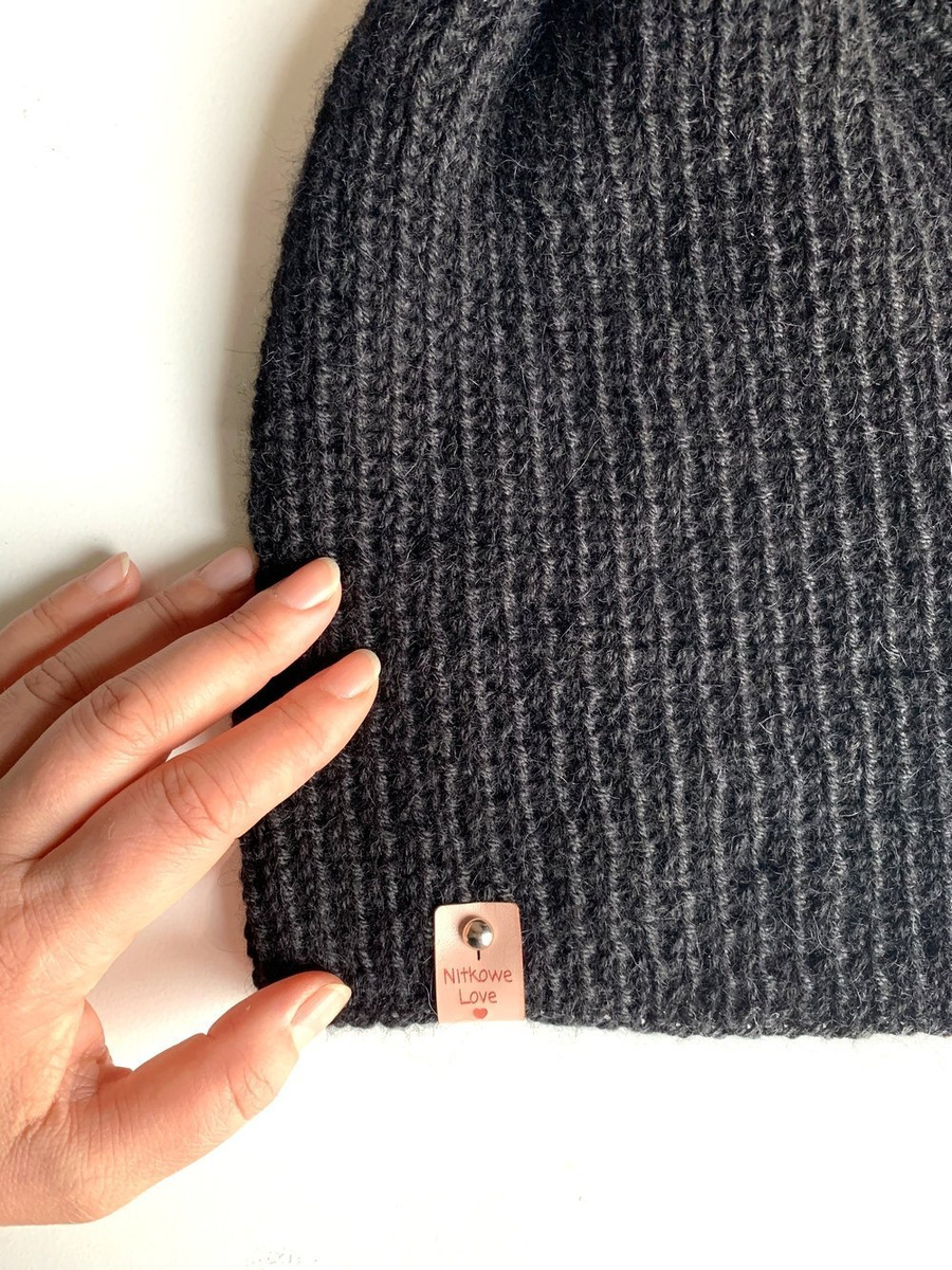 KIARA Beanie 100% Alpaca 8903 Black