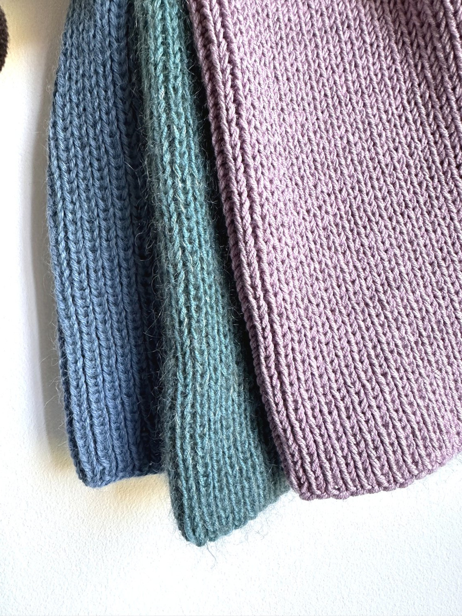 Czapka wełniana NANA 100% Baby Merino 39 Fioletowa Orchidea