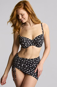Spódniczka kąpielowa z majtkami Panache POLKA DOT SW2078 Skirted Bikini Bottoms Polka Dot Print