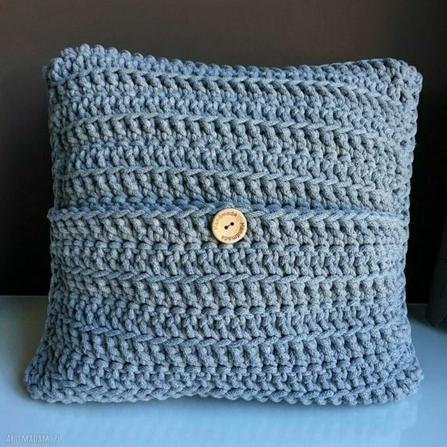 Poduszka ze sznurka bawełnianego MARYSIA