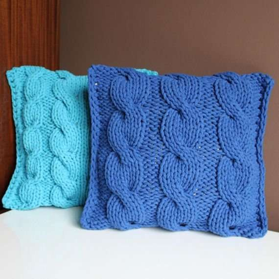 Poduszka ze sznurka bawełnianego DANUSIA 50x50