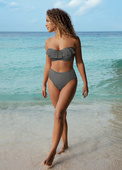 KOMPLET - Strój kąpielowy dwuczęściowy Freya Swim CHECK IN Monochrome - wybierz fason i rozmiar (28G, 28GG, 30D, 32F, 32FF, 32H, 32J, 34E, 34F, 34J, 36G)