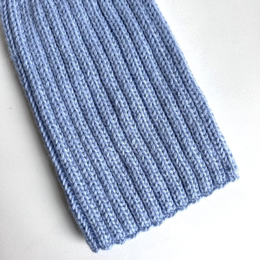 LAURIN Beanie 100% Alpaca 6205 Blue