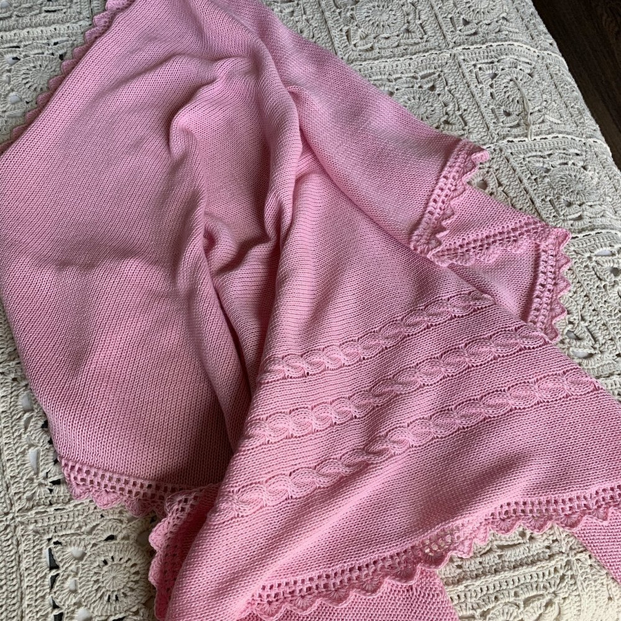 Sweterek, ocieplacz na świecę niebieski