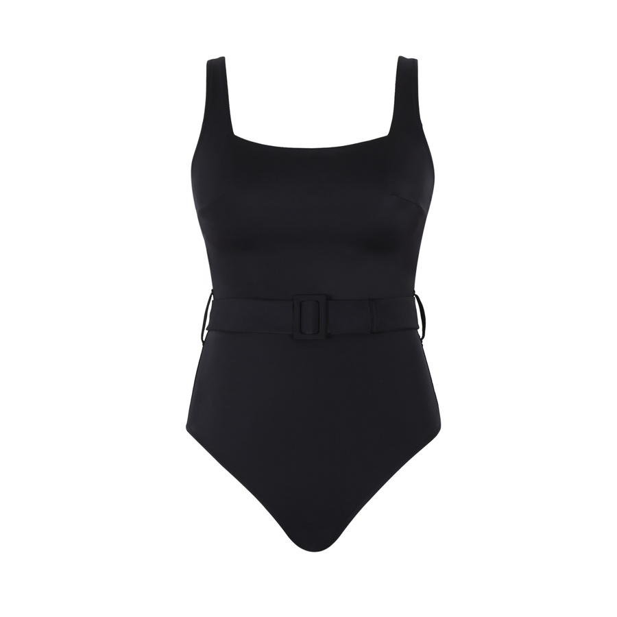 Czarny strój kąpielowy jednoczęściowy Panache Swim SIGNATURE Serena SW1750B Square Neck Swimsuit Black