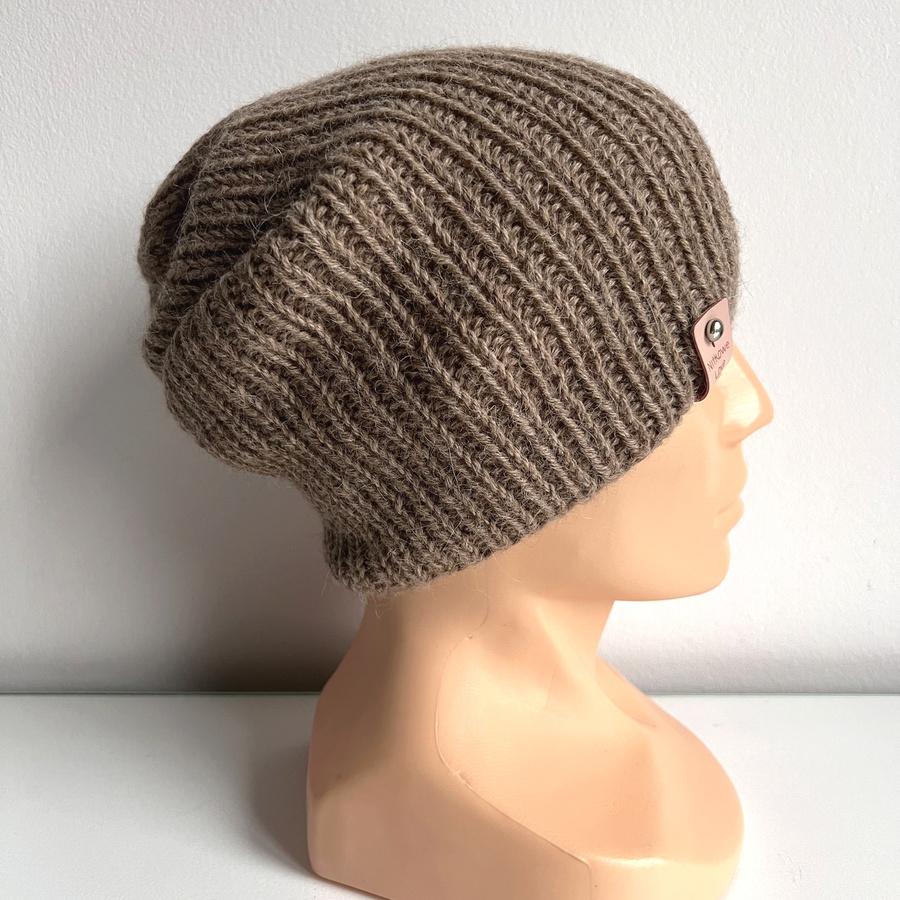 KIARA Beanie 100% Alpaca 618 nugat