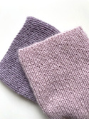 Handmade women's hat AUREA 100% Baby Merino plus mohair and silk 54/40 Powder Pink