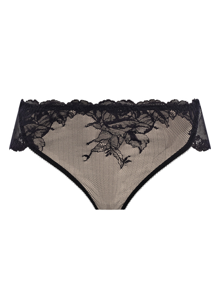 Figi Wacoal VIVID ATTRACTION WA841384BLK High Leg Brief Black