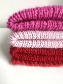 Ręcznie robiona czapka beanie AUREA 100% Baby Merino plus moher i jedwab 16/14 Czerwony