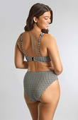 Biustonosz kąpielowy Panache Swim GINGHAM SW1722 Olivia Full Cup Bikini Top Black Gingham